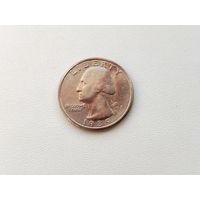 США. Квотер. 25 центов 1989 года ( Р ). 40-я.