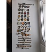 Часы коллекция 1,5 кг кварцевые Япония Китай Россия всё с 1 рубля