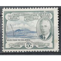 Сент-Кристофер Невис Ангилья 1952г. Британские колонии