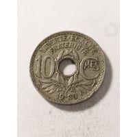 Франция 10 сантим 1930