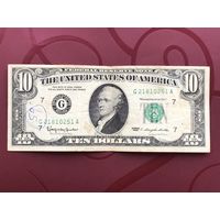 10 долларов США 1963, (G) Chicago