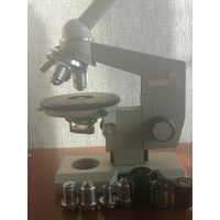 Микроскоп ЛОМО.Линзы и обьективы.См.фото.