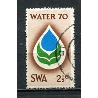 Юго-Западная Африка - 1970 - Год водного хозяйства 1970 2 1/2С - [Mi.356] - 1 марка. Гашеная.  (LOT Gy9)-T3P52