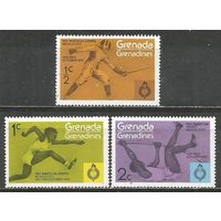 Гренада Гренадины. Пан-Американские спортигры. 1973г. Mi#105-07..