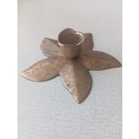 Подсвечник. Латунь.