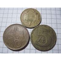 Три монеты/40 с рубля!
