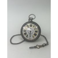 Карманные часы резной механизм На ходу