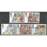Британия. Рождество. 1994г. Mi#1539-43. Серия.