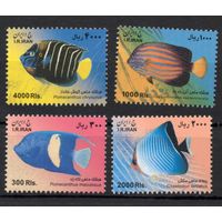 Иран 20011. Рыбы  4 марки (3255-58)