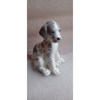 КОЛЛЕКЦИОННАЯ ФАРФОРОВАЯ СТАТУЭТКА ЩЕНОК ДОГА ЛФЗ СССР ОРИГИНАЛ  .  Распродажа Коллекции !!! . Экспресс  Аукцион не с рубля без МПЦ и прочего 3 ДНЯ  .Много лотов в продаже .