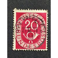 Германия 1951. Стандартный выпуск