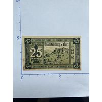 Нодгельд 25 пфеннигов Глауфенбург и Харц. Веймарская республика - 0202