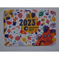 Календарик 2023 г. International House. Minsk.