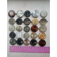 МЕХАНИЗМЫ ЧАСОВ СССР 25-ШТУК (55889)