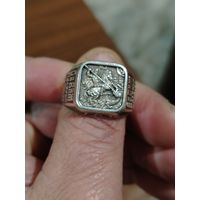 Перстень мужской серебро