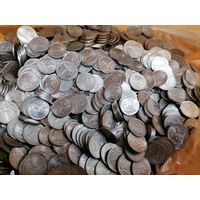 Почти 2 киллограмма 1 копеечных монет России