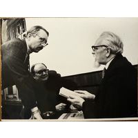 Фота Уладзіміра Крука М. Гіль С. Кухараў Я. Семяжон 17.5*13