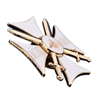 Знак крест За службу на Кавказе (белый)