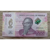 Werty71 Ангола 1000 кванза 2023 год UNC полимер банкнота