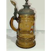 Пивная кружка. Бирштайн. Германия. Стекло. До 1900г.