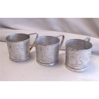 Подстаканник СССР Верх-Исетский завод ВИЗ Космос 3 шт одним лотом