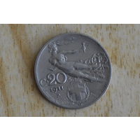 Италия 20 чентезимо 1911 с 1 руб