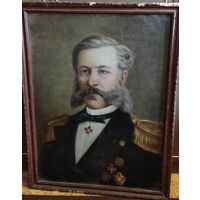 Портрет русского адмирала, изобретателя Александра Федоровича  Можайского.