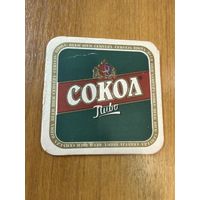 Подставка под пиво "Сокол"
