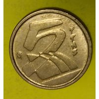 Испания 5 песет 1992