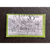 Марка Германия 1970 год Города