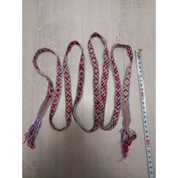 Поясок старинный, этно пояс 180см