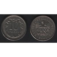 Польша y279 10 грош 2001 год (mw) (_alb2