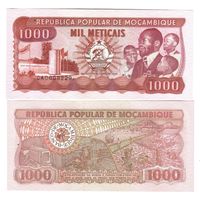Мозамбик 1000 метикал образца 1989 года UNC p132c