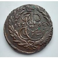 2 копейки 1765 г. ММ. Перечекан.