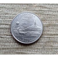 Werty71 США 25 центов квотер 2006 Р Небраска