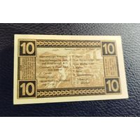 Нотгельд 10 пфеннигов 1920 год. Бланкенбурга-на-Гарце.