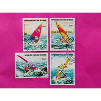 Конго. Парусный спорт. ( 4 марки ) 1983 года. 4-17.