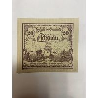Австрия 20 геллеров нотгельд Эфшенау - 2101