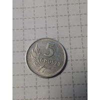 5 грошей Польша 1971 год
