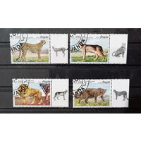 АНГОЛА 2018 ФАУНА ЖИВОТНЫЕ СЕРИЯ СТО