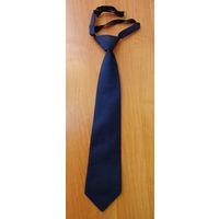 Форменный синий галстук на резинке БелЖД