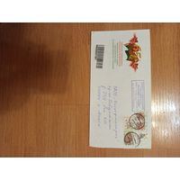 Беларусь конверт из Гродно редкий местный конверт с праздником Победы