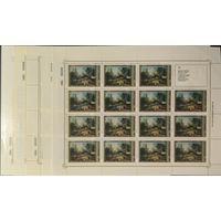 СССР. 1984. Эрмитаж (французская живопись). Листы