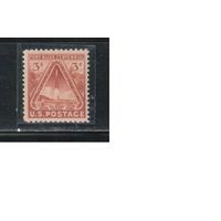 США-1948, (Мих.589),  ** , Техас, Космодром, Ракета (одиночка)