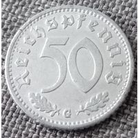 50 рейхспфеннигов 1940 G