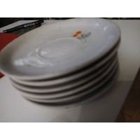 Блюдца  Добрушский фарфоровый завод БССР