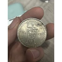 5 марок 1925 UNC очень яркий и красивый рыцарь !