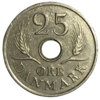 Дания 25 эре, 1967