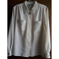 Блузка. Длинный рукав. Размер 48-50. Цвет сливочный