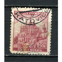 Богемия и Моравия - 1941/1942 - Куттенберг  1,50K - [Mi.69] - 1 марка. Гашеная.  (Лот 21HD)-T4P3